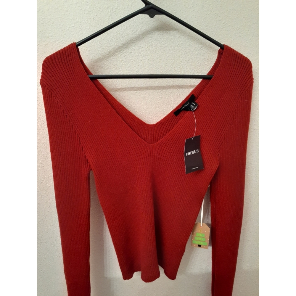 NWT Forever 21 off the shoulder sweater